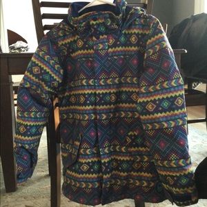 Burton girls ski/snowboard shell, size XL